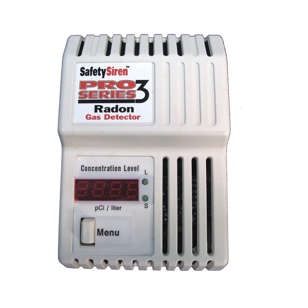 radon system monitor readings