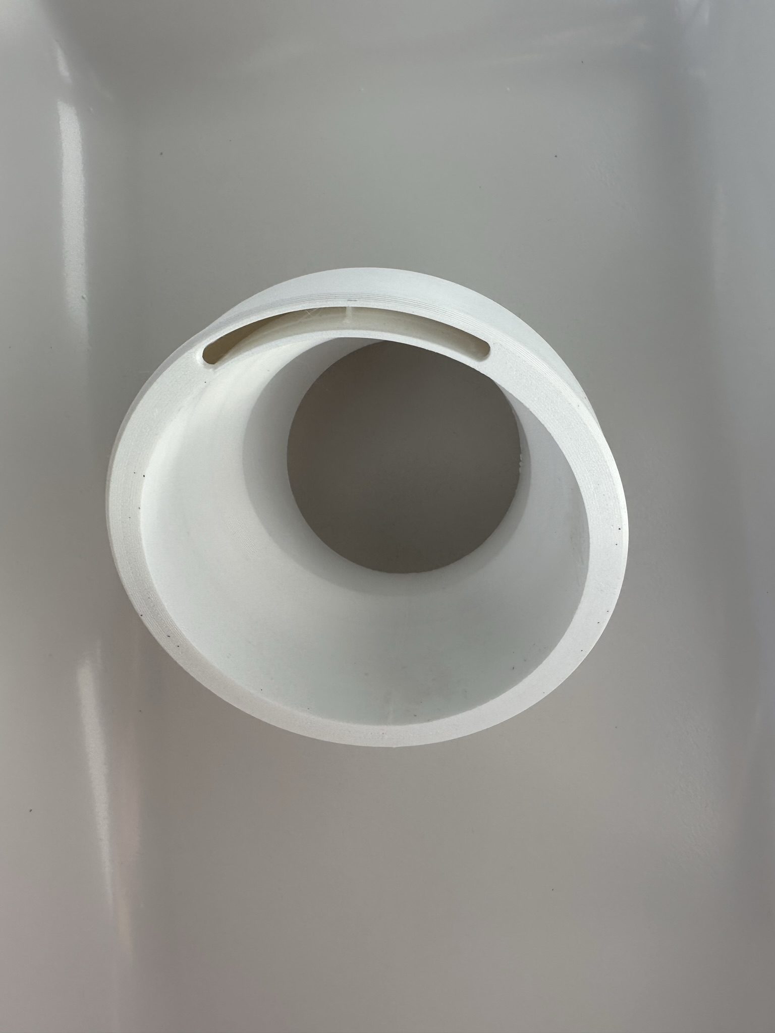 Sleek Transition downspout with condensate bypass Radon PDS