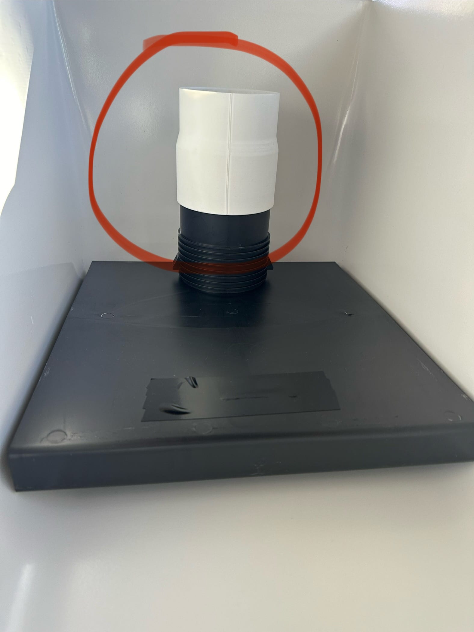 3" T RISER ADAPTER RING PDS RADON SUPPLY